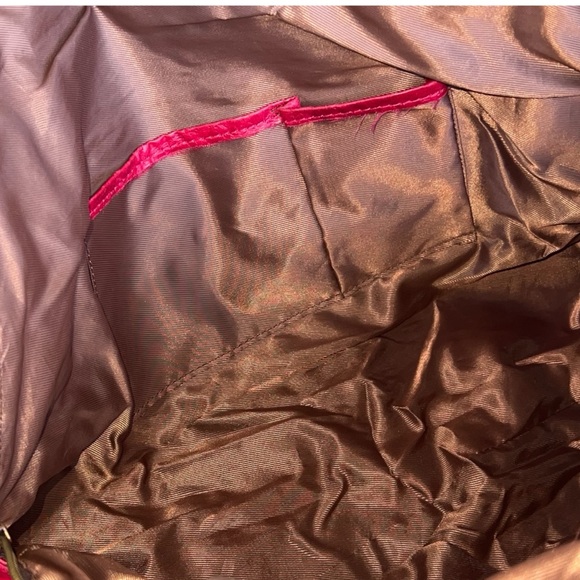 Matt & Nat - Crinkle Vegan Leather Shoulder Bag Raspberry Red - OS - Picture 11 of 16